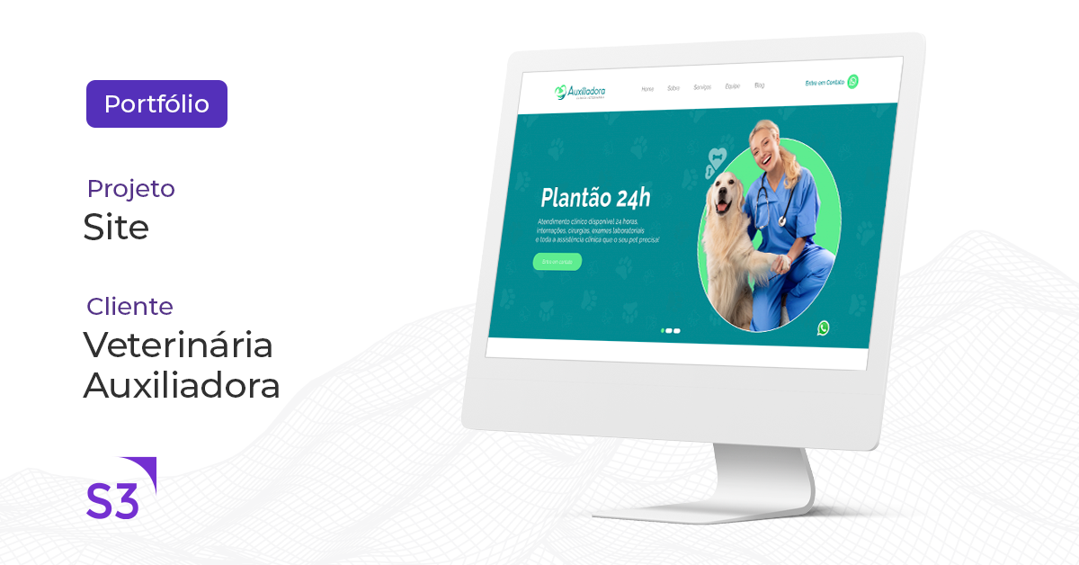 Site Veterinária Auxiliadora