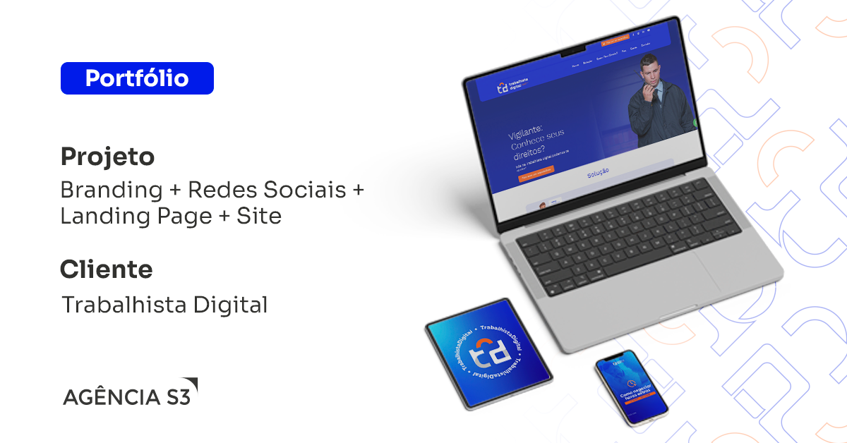 Branding + Redes Sociais + LP + Site - Trabalhista Digital