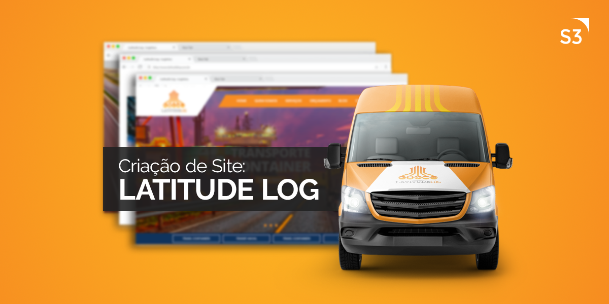 Novo portal da empresa de logística LatitudeLog