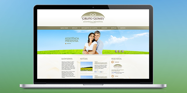 Site Grupo Gomes