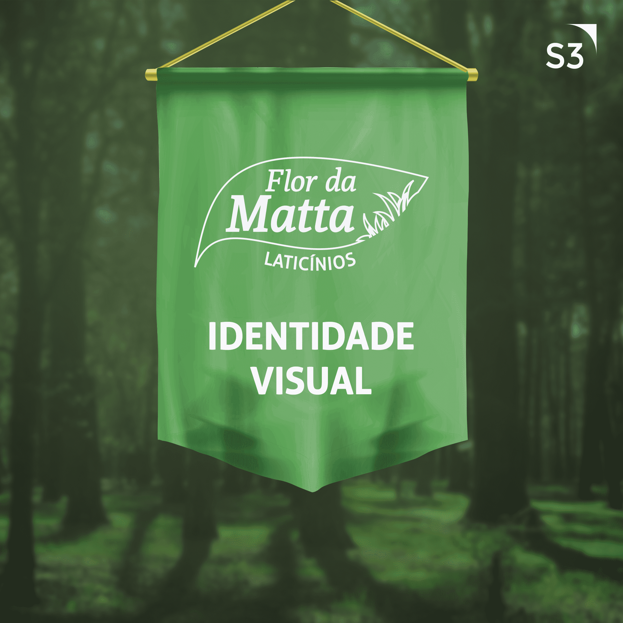 Identidade Visual da produtora de laticínios Flor Da Matta