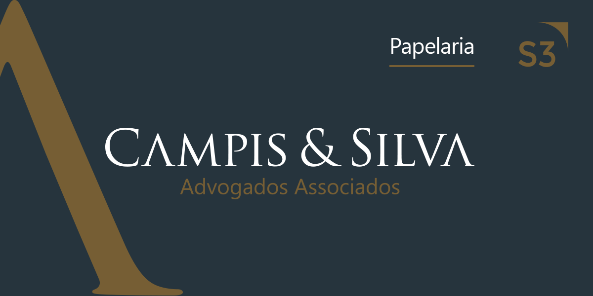 Papelaria do escritório de direito Campis & Silva