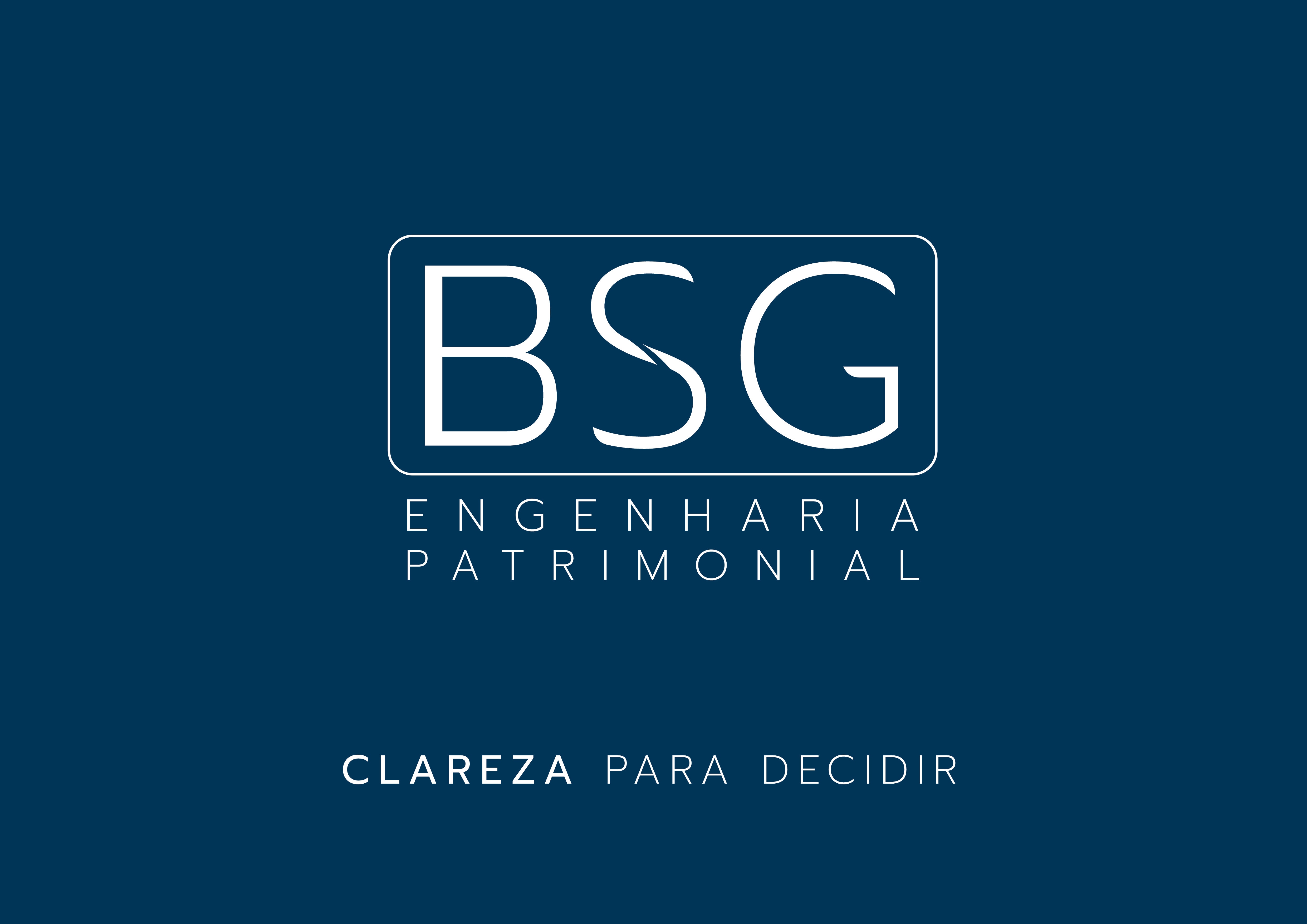 Identidade Visual BSG Engenharia Patrimonial