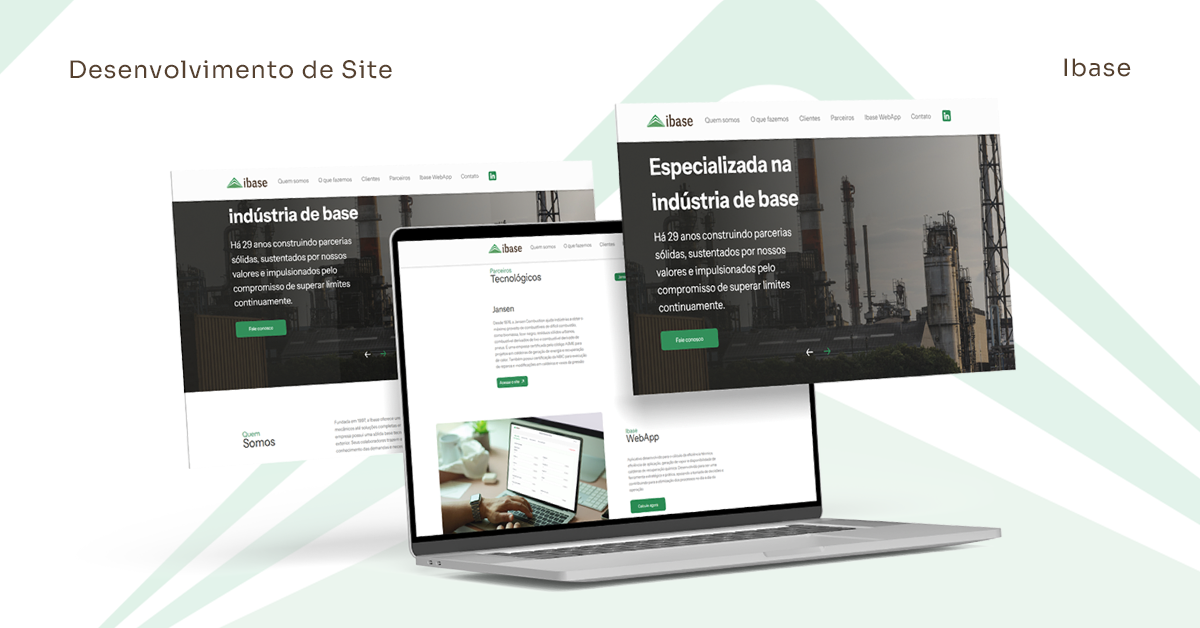 Ibase – Desenvolvimento de Site One Page