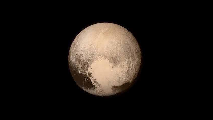 Primeira foto da superfície de Plutão foi publicada no Instagram